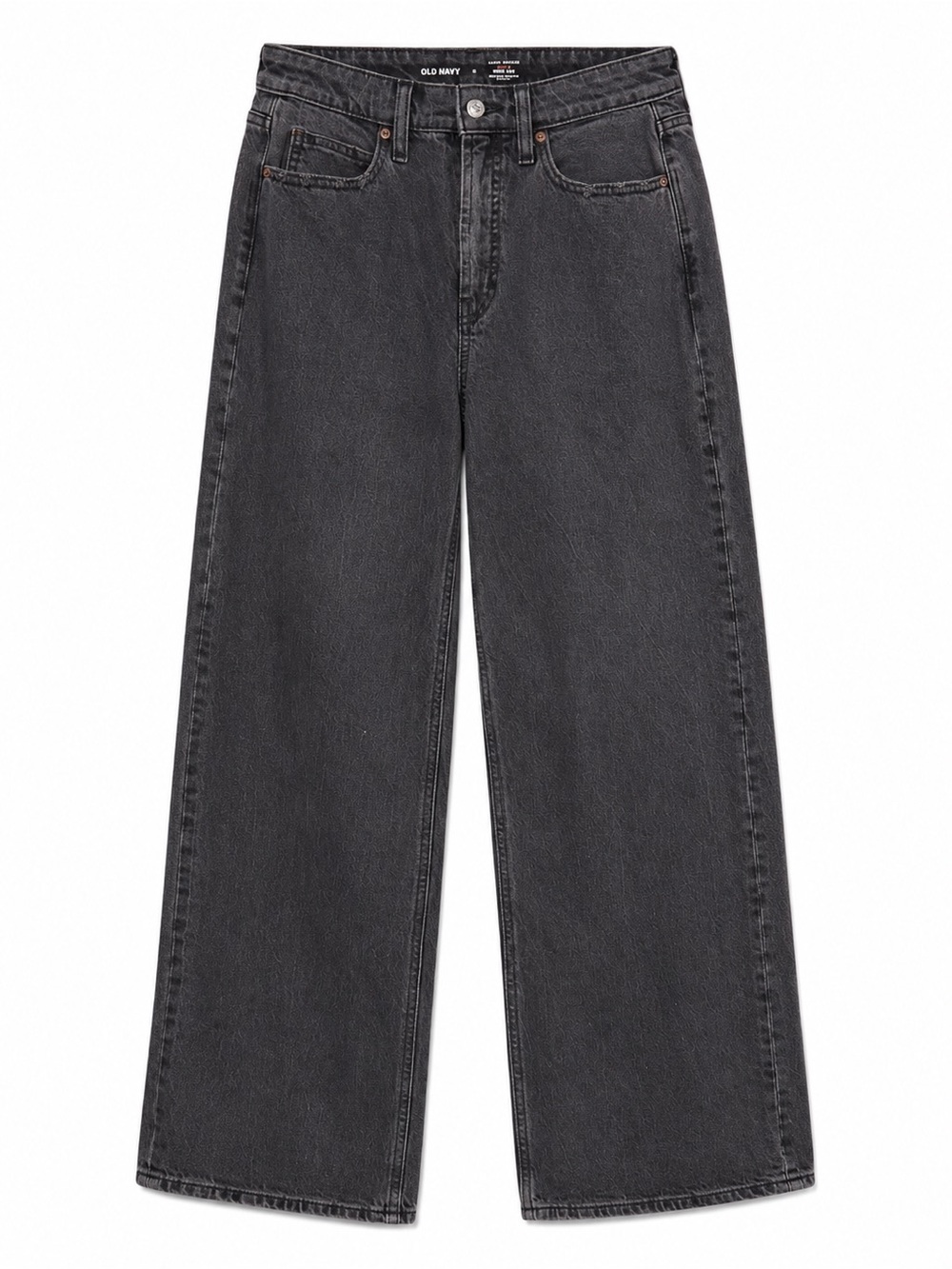 Old Navy Extra High Rise Curvy Wide Leg Cotton Blend Jeans Size 2